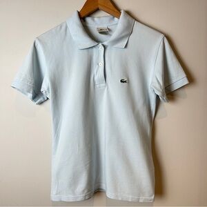 Lacoste Pale Blue Classic Cotton Polo